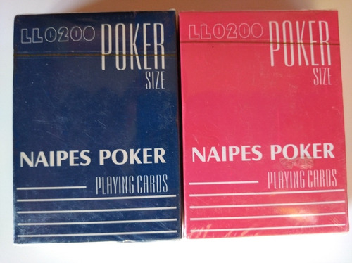 Imagen 2 de 4 de Barajas, Cartas, Mazo, Juego Poker, Naipes. Plastificados