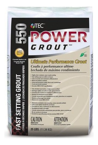 Potencia Grout Estandar Blanco