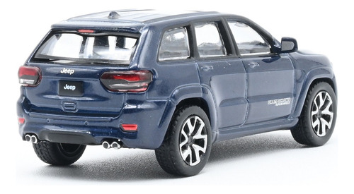 Camioneta Escala 1/64 Jeep Grand Cherokee 2019 Jkm Color Azul Oscuro