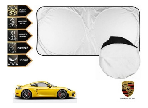 Protector Cubresol Con Ventosas Porsche Cayman Gt4 2020