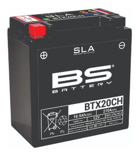 Bateria Bs Battery Btx20ch Ytx20a-bs Varadero En Fas Motos