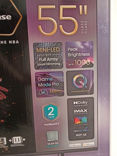 Pantalla 55 , Android, Hisense, 55u7k, Smart Tv, Mini Led (Usado)