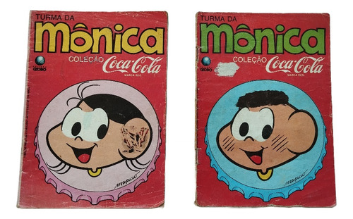 Lote 2 Gibis Hq Da Coleção Coca Cola Turma Da Mônica - Magali E Cascão (Usado)
