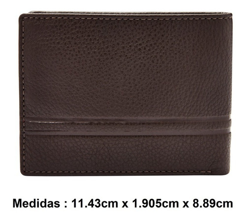 Imagen 7 de 8 de Fossil Cartera Caballero Wilder Bifold Ml4005