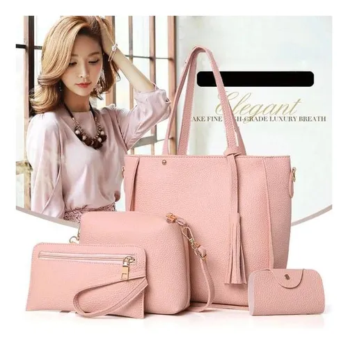 Cartera Rosa Palo MercadoLibre