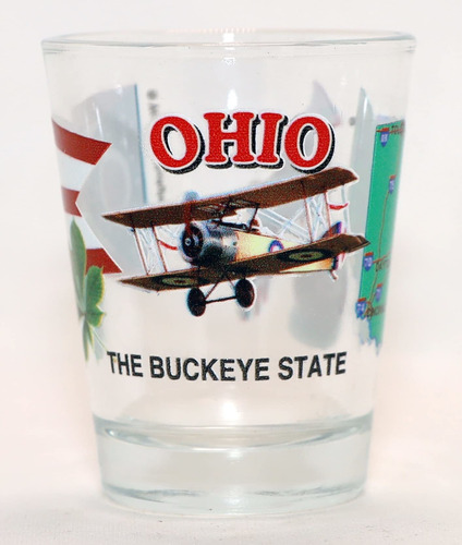 Ohio Buckeye Estado Coleccion Todos-americana Vaso Chupito