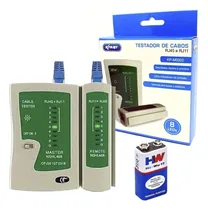 Comprar Testador De Cabos De Rede Lan Rj45 Rj11 Com Led Removível