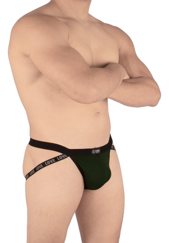 Tanga Con Suspensorio Push Love De Algodón Para Hombre Kiro