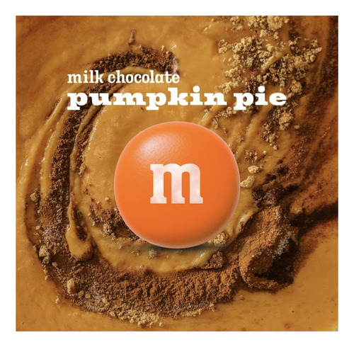 Chocolates M&m's Pastel De Calabaza 70 Gr 3 Bolsas