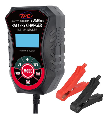 Tpe Smart Battery Charger, 2 Amp Automatic Battery Charger 6