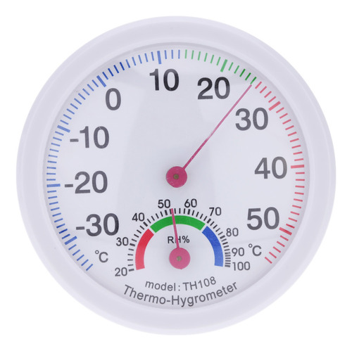 Higrotermógrafo Analógico De Temperatura Interior Mini -35 ~