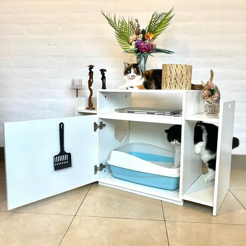 Mueble sanitario para gatos sales