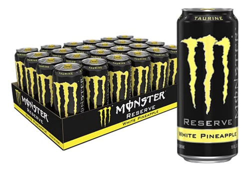 Bebida Energizante Monster Ananá 473ml Pack X6 Unidades
