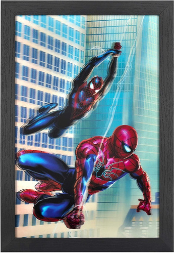 Cuadro 3d Art Marvel Avengers- Spider Man 33x48cm Enmarcado