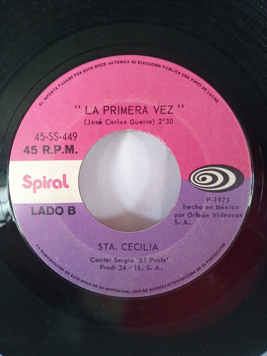 Ep Y Single - Grupo Sta Cecilia - Matrimonio Y Clara - 1973 (Usado)