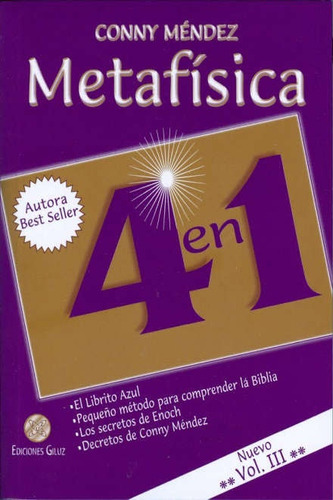 Metafisica 4 En 1 - Tomo 3 - Conny Mendez - Ediciones Giluz 