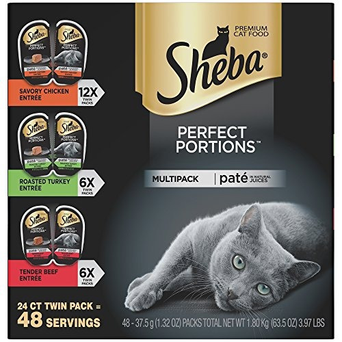 Sheba Perfect Porciones Pate Wet Cat Food Bandejas