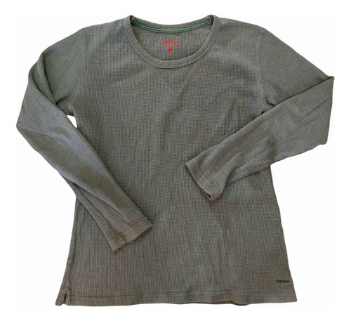 Remera Manga Larga 100% Algodón Divina Talle M Verde (Usado)