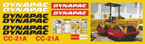 Kit De Calcomanías Dynapac Cc21a