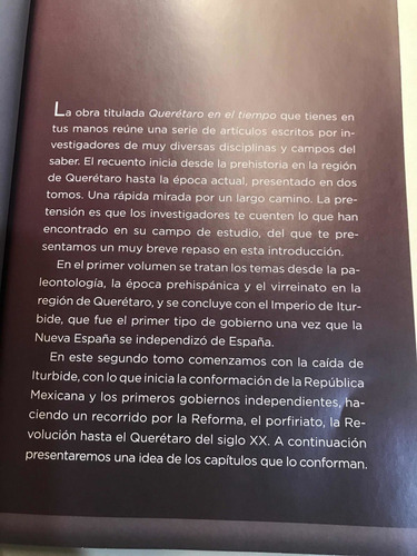 Queretaro En El Tiempo Tomo Ii - Sa (Usado)