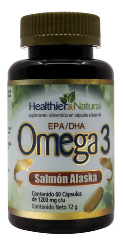 Omega 3 Salmon Alaska H & Natural Capsulas 