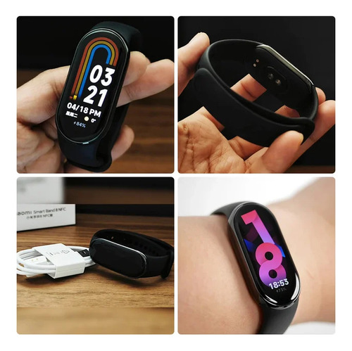 Xiaomi Smart Band 8 Graphite Black Malla Negro Bisel Negro Negro Mesh Negro Negro