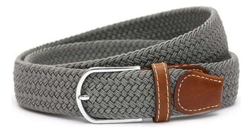 Cinturón Elástico De Cuero Premium Para Hombre, 6 Colores