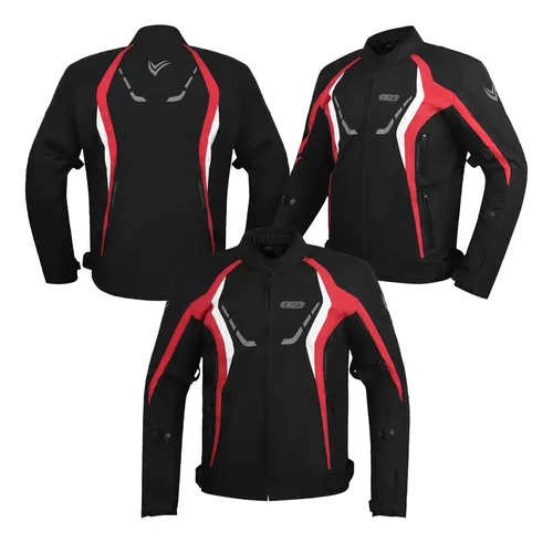 Campera Punto Extremo Gp23 Pk-02 Negra Protecciones Coyote