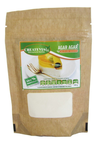 Agar Agar 100 Gramos-envio Gratis