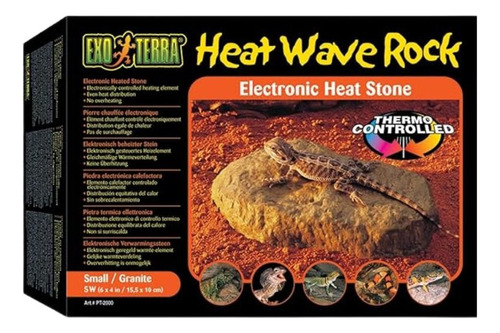Exo Terra Roca Electrónica Calefactora Reptiles 5w Pequeña