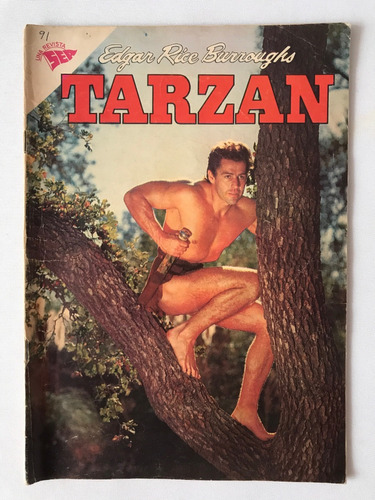 Comic De Tarzan #91 Editorial Novaro 1959 Una Hoja Recortada