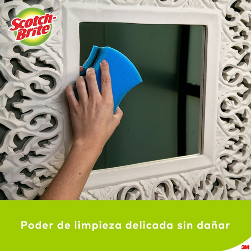 Fibra Cero Rayas Baños Scotch - Brite Limpieza Delicada