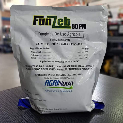 Fungicida Funzeb 80 Pm 1 Kg Marca Cultivar