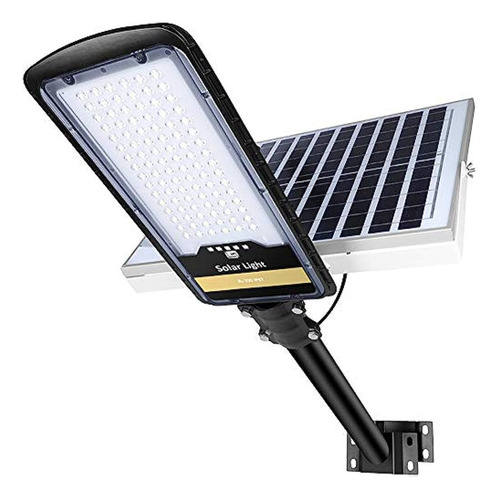 Farola Solar 200w Lámpara Exterior, 10000lm Dusk To Dawn Ip6