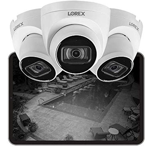 Cámara De Seguridad Domo Ip 4k Lorex, Cámara Domo De Metal A