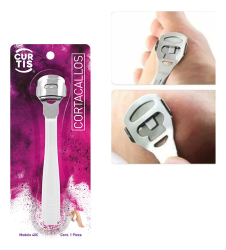 Corta Callos Curtis Mango Plástico Pedicure Spa Quita Callo