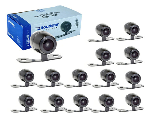 Kit 15 Câmera Ré/ Frontal Universal 2x1 Roadstar Rs201br