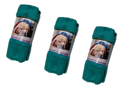Manta Cobertor Soft Para Pet Cachorro E Gato Kit Com 3unid.