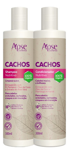 Kit Apse Shampoo E Condicionador Nutritivo Cachos