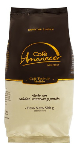 Bulto 10 Cafe Molido Amanecer 500gr 0335 Ml.