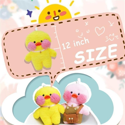 2 Peças Boneca De Pelúcia Lalafanfan Mimi Duck