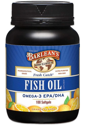 Omega-3 100caps Barlean's - Unidad a $1539