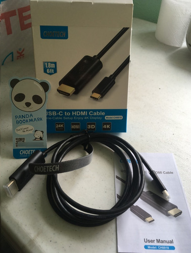 Cable Usb-c A Hdmi 1.8m 6ft