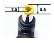 Fonte Carregador Positivo Cce Toshiba 19v 3.42a 5.5 2.5mm