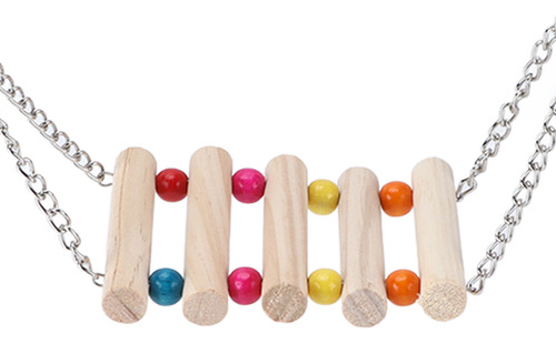 Juego Colgante Para Morder Pájaros, Loros, Masticar, Madera