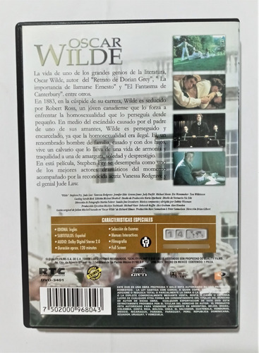 Oscar Wild Dvd (Usado)