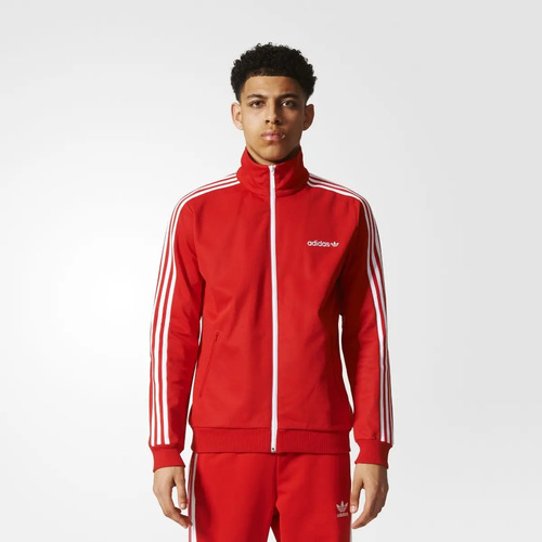 Chamarra adidas Originals Rojo Hombre Br6955 Look Trendy | Meses sin  intereses