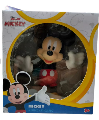 Mickey Mouse Figura Articulada De Plastico 16 Cms