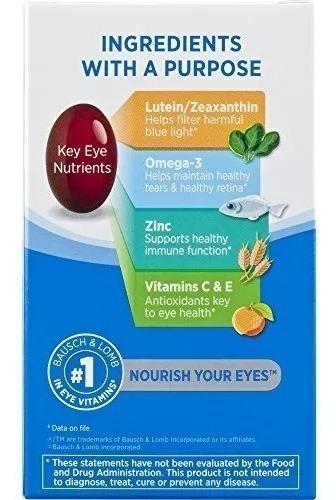 Ocuvite Adult 50 Suplementovitamínico Para Los Ojos 150 Caps
