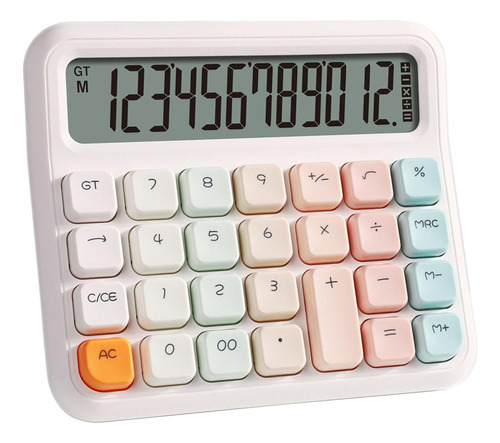 Calculadora De Botones Mecánicos De Mano Calculadora De 12